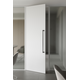 Deurgreep dubbel CASEY BIG BA736 L768 aluminium zwart textuur / mat zwart